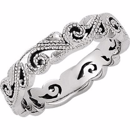 50539:100032:P Platinum 4.5mm Band Size 5