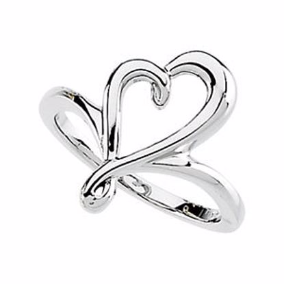 50692:100002:P Open Heart Ring