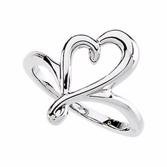50692:100002:P Open Heart Ring