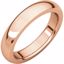 IRH6:259894:P 14kt Rose 4 mm Heavy comfort Fit Band
