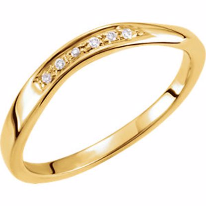 65064:60003:P Stackable Diamond Wave Ring