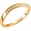 65064:60003:P Stackable Diamond Wave Ring