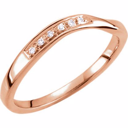 65064:60001:P Stackable Diamond Wave Ring