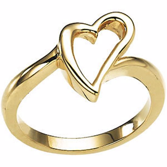 50697:100003:P Open Heart Ring