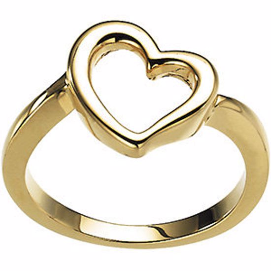 50698:100003:P Open Heart Ring