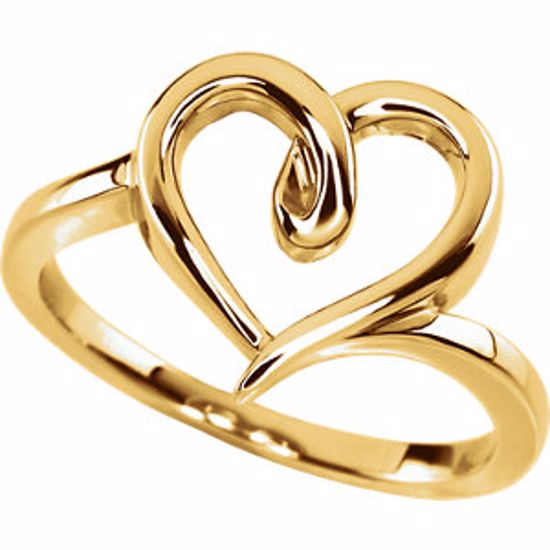 50696:100004:P Open Heart Ring