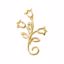 83539:100003:P 10kt Yellow Flower Brooch