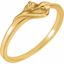 R16606KIT:143401:P 10kt Yellow Size 08.00 The Unblossomed Rose® Ring