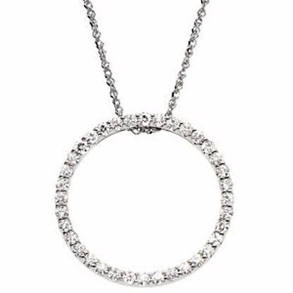 65480:100009:P Created Moissanite Necklace