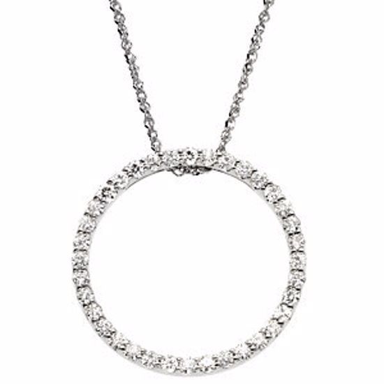 65480:100009:P Created Moissanite Necklace