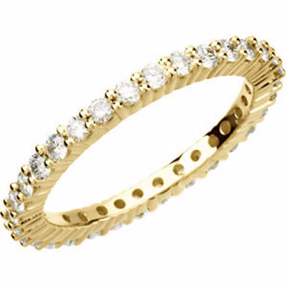 65460:100700:P 14kt Yellow 1 CTW Diamond Eternity Band Size 6