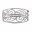 65486:60001:P 14kt White 5 1/8 CTW Diamond Bangle Bracelet