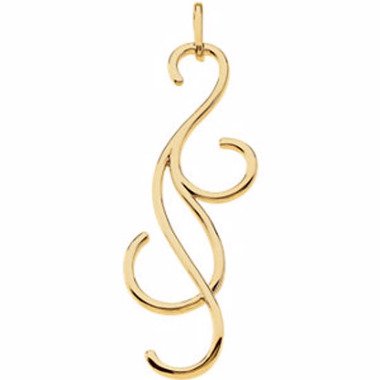 83702:100001:P Swirl & Curl Pendant