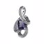 65549:60001:P 14kt White Amethyst & 1/6 CTW Diamond Pendant