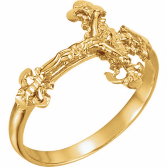 R43024:60001:P Ladies Crucifix Ring