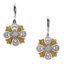 65704:60001:P Natural Yellow & White Diamonds Lever Back Earrings