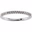 65515:60002:P 14kt White 1/8 CTW Diamond Band