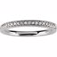 65611:60002:P 14kt White 1/8 CTW Diamond Band
