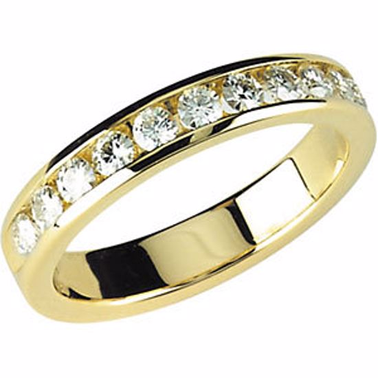 65710:60004:P Charles & Colvard Moissanite® 11-Stone Anniversary Ring
