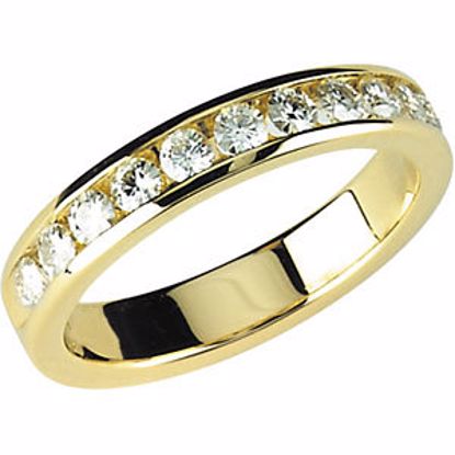 65710:60006:P Charles & Colvard Moissanite® 11-Stone Anniversary Ring