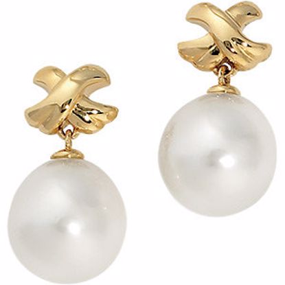 63846:3040970:P South Sea Cultured Pearl Earrings