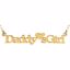 19647:60001:P 14kt Yellow "Daddy's Girl" Pendant with 15" Chain