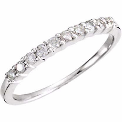 65756:60004:P Charles & Colvard Moissanite® & Diamond 6-Prong Engagement Ring or Band