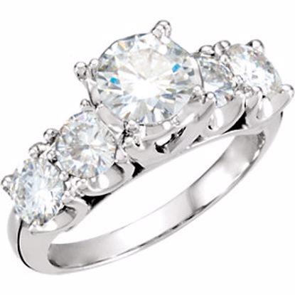 65724:60002:P Charles & Colvard Moissanite® Engagement Ring or Band