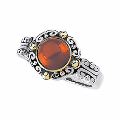 66114:60001:P Coral Scroll Design Ring
