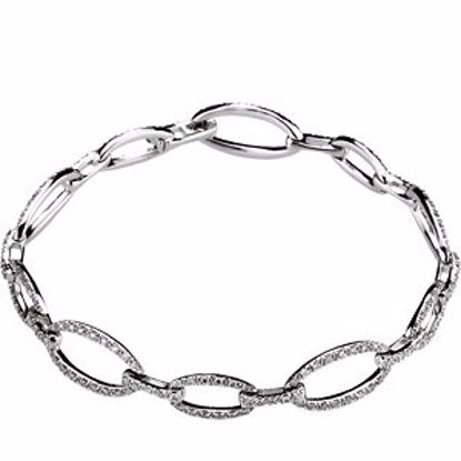 66079:60001:P Diamond Link Bracelet