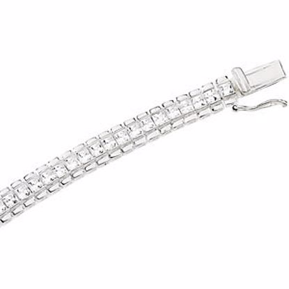 66119:60001:P Cubic Zirconia Line Bracelet