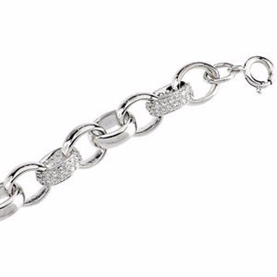 66120:60001:P Cubic Zirconia Line Bracelet