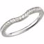 65921:60001:P 14kt White 1/6 CTW Diamond Band