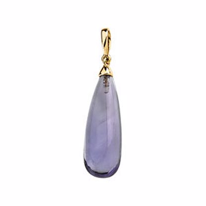 66144:60001:P Briolette Cabochon Pendant