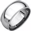 MGR11:43258:P 14kt White 8mm Milgrain Comfort Fit Band