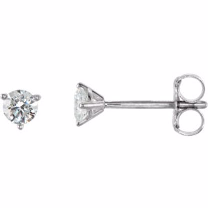 66233:60004:P 14kt White 1/4 CTW Diamond Stud Earrings