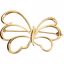 84070:305955:P 14kt Yellow Butterfly Brooch