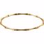 66367:60001:P 14kt Yellow 60mm 1/6 CTW Diamond Bracelet