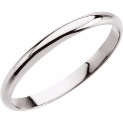 19340KIT:246863:P 14kt White Youth Band Size 1.75