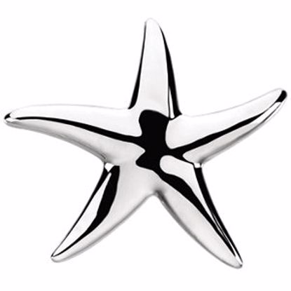 84269:100002:P 14kt White Starfish Pendant