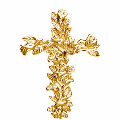 R42149:100001:P Floral Cross Pendant