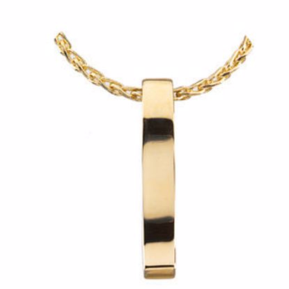 69077:82523:P Gold Fashion Pendant on a 18" Diamond Cut Wheat Chain