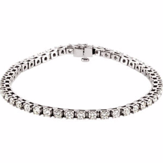 66408:205899:P Platinum 4 1/2 CTW Diamond Line Bracelet