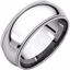 DMGR15.5:100073:P 14kt White 8mm Double Milgrain Comfort Fit Band