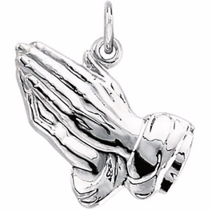 R16352:66891:P Praying Hands Pendant