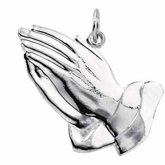 R16352:66893:P Praying Hands Pendant