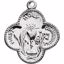 R41356:252304:P Sterling Silver 17.75mm First Holy Communion Medal