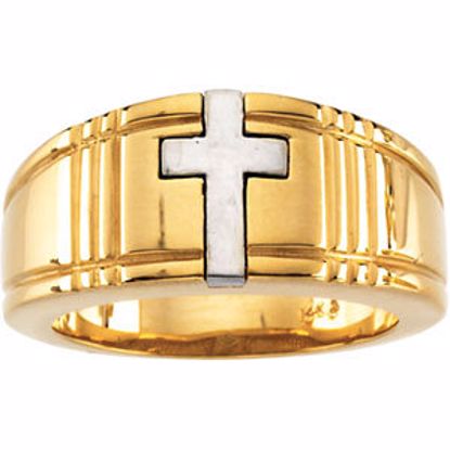 R7045:65136:P Cross Duo Ring
