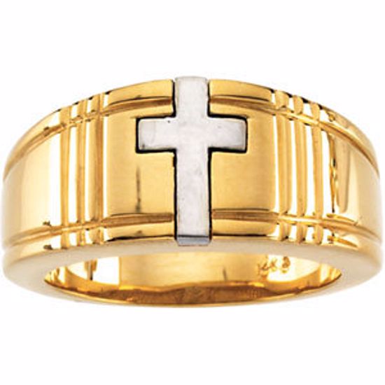 R7045:65136:P Cross Duo Ring