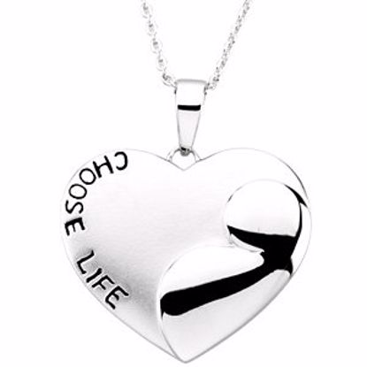 R45099KIT:60001:P Choose Life Necklace